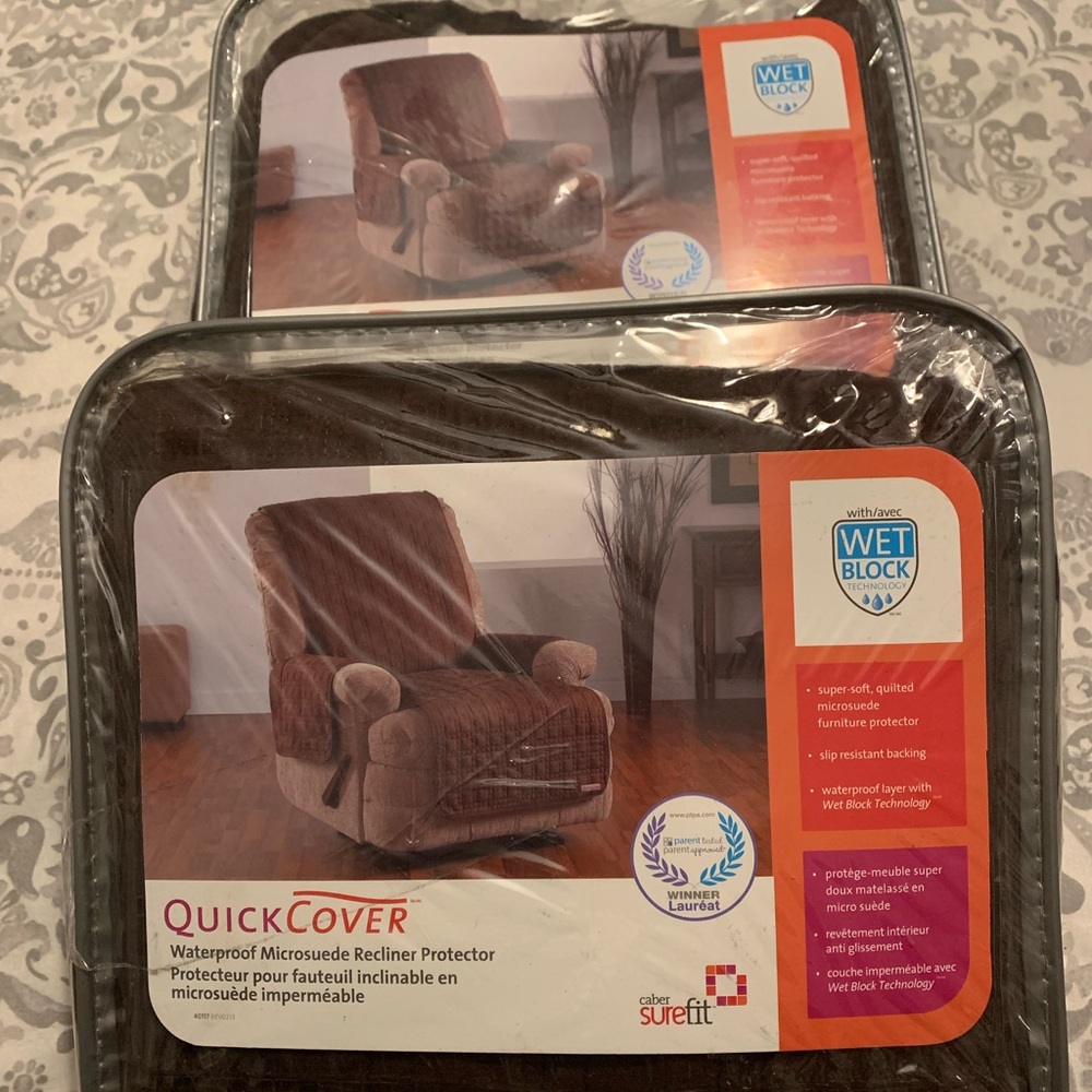 Waterproof 💦 microsuede recliner protector